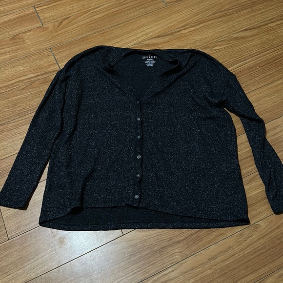 American Eagle Plush Cardigan - Picture 1 of 7